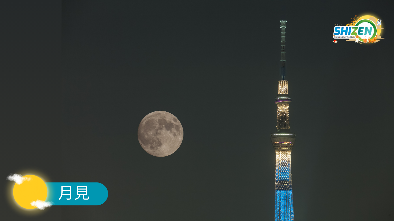Đối với người Nhật, việc thưởng thức vẻ đẹp của ánh trăng bằng cả tâm hồn, đó chính là “Tsukimi" (月見).
